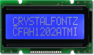 White on Blue 12x2 Character Module (CFAH1202A-TMI-JT)