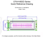 CFAH1602DYTIET Mechanical Drawing CFAH1602DYTIET Mechanical Drawing