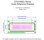 CFAH1602JYYHJT Mechanical Drawing