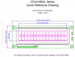 CFAH1602LNFGJT Mechanical Drawing