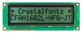 [EOL] Monochrome 16x2 Character LCD Sunlight Readable (CFAH1602L-NFG-JT)