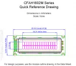 CFAH1602MTTIET Mechanical Drawing