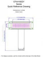 CFAH1602YNYGET Mechanical Drawing