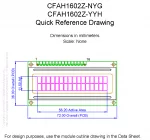 CFAH1602ZNYGET Mechanical Drawing