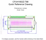CFAH1602ZTMIET Mechanical Drawing