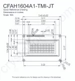 CFAH1604A1TMIJT Mechanical Drawing CFAH1604A1TMIJT Mechanical Drawing