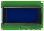 16x4 parallel character LCD with White characters on a blue background. Front view, powered off.