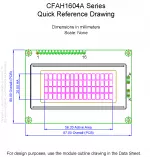 CFAH1604ANYGJT Mechanical Drawing CFAH1604ANYGJT Mechanical Drawing