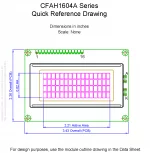 CFAH1604ATMIJT Mechanical Drawing CFAH1604ATMIJT Mechanical Drawing
