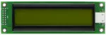 20x2 Character, with dark lettering on a yellow-green background. Front view, powered off.