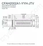 CFAH2002A1YYHJTV Mechanical Drawing