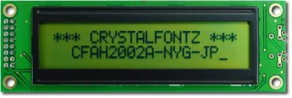 EOL - 20x2 Character LCD (CFAH2002A-NYG-JP)