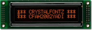 EOL Orange 20x2 Character LCD (CFAH2002Y-ADI-ET)