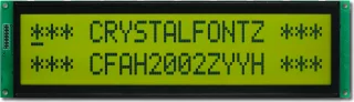 [EOL] Transflective 20x2 Character LCD (CFAH2002Z-YYH-JP)