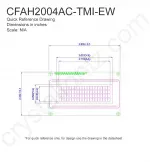 CFAH2004ACTMIEW Mechanical Drawing CFAH2004ACTMIEW Mechanical Drawing
