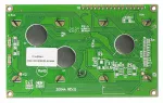 20x4 SPI Character LCD with white letters, back view
