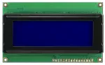 20x4 SPI Character LCD front view, powered off.