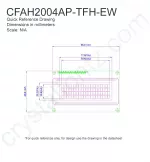 CFAH2004APTFHEW Mechanical Drawing