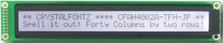 [EOL] 40x2 Character LCD (CFAH4002A-TFH-JP)