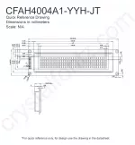 CFAH4004A1YYHJT Mechanical Drawing CFAH4004A1YYHJT Mechanical Drawing