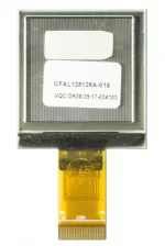 128x128 Square Graphic OLED display - Back