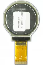128x128 Round OLED display - back view