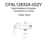 CFAL12832A022Y Mechanical Drawing CFAL12832A022Y Mechanical Drawing