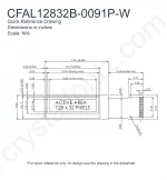 CFAL12832B0091PW Mechanical Drawing