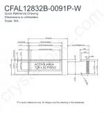 CFAL12832B0091PW Mechanical Drawing