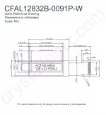 CFAL12832B0091PW Mechanical Drawing