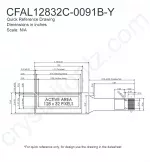 CFAL12832C0091BY Mechanical Drawing