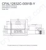 CFAL12832C0091BY Mechanical Drawing