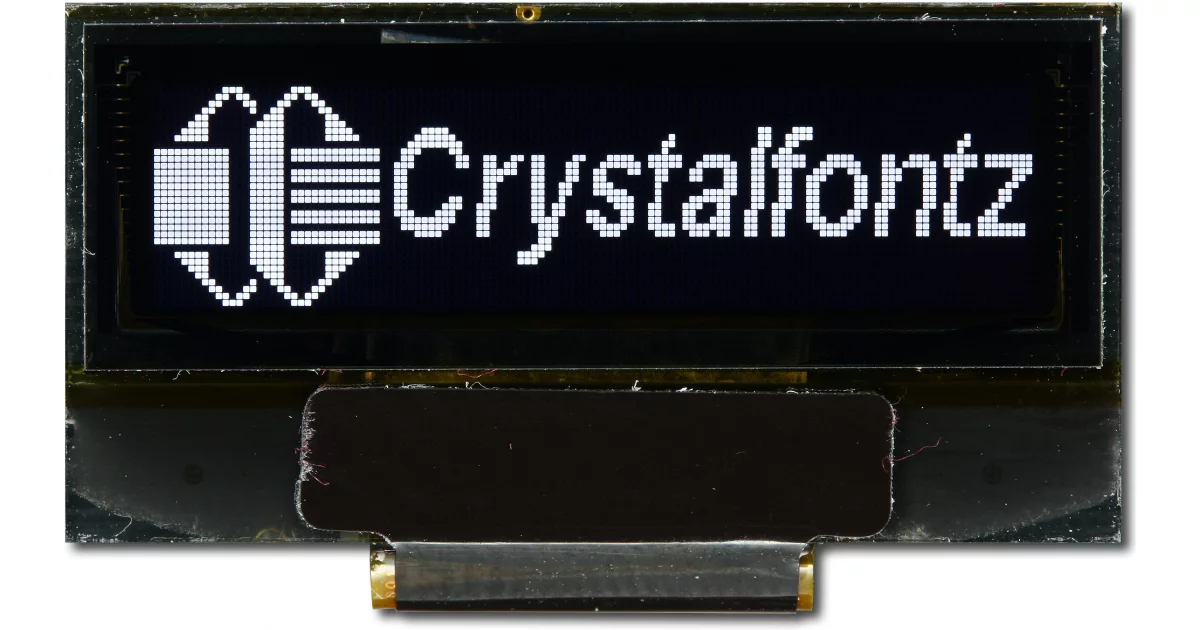 EOL] Small 128x32 Parallel Graphic OLED from Crystalfontz