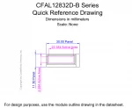 CFAL12832DBY Mechanical Drawing CFAL12832DBY Mechanical Drawing