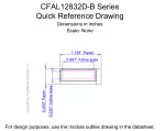CFAL12832DBY Mechanical Drawing