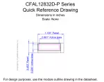 CFAL12832DPY Mechanical Drawing