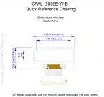 CFAL12832EWB1 Mechanical Drawing