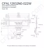 CFAL12832N0022W Mechanical Drawing