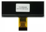 2.2-inch, 128x32 pixel graphic OLED.
Back view, powered off.