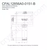CFAL12856A00151B Mechanical Drawing CFAL12856A00151B Mechanical Drawing