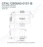 CFAL12856A00151B Mechanical Drawing CFAL12856A00151B Mechanical Drawing