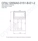 CFAL12856A00151BE12 Mechanical Drawing