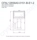 CFAL12856A00151BE12 Mechanical Drawing