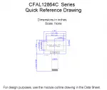 CFAL12864CYB1 Mechanical Drawing