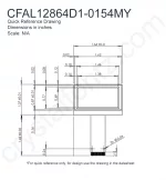 CFAL12864D10154MY Mechanical Drawing