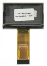 128x64 Yellow OLED, Back view