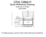 CFAL12864JY Mechanical Drawing CFAL12864JY Mechanical Drawing