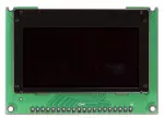 128x64 Yellow OLED front view, off.