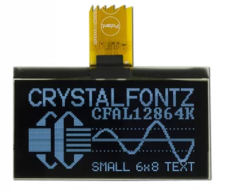 128x64 White Graphic OLED Display (CFAL12864K-W)