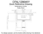 CFAL12864KY Mechanical Drawing